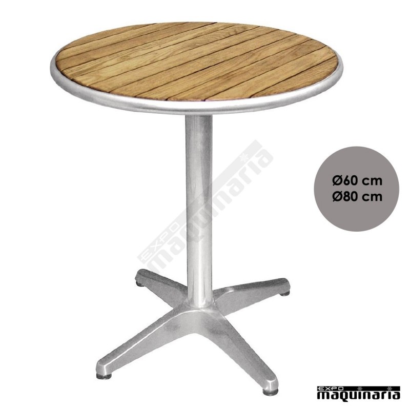 Bolero Tablero de Mesa Redondo, 60 cm, Haya : : Industria