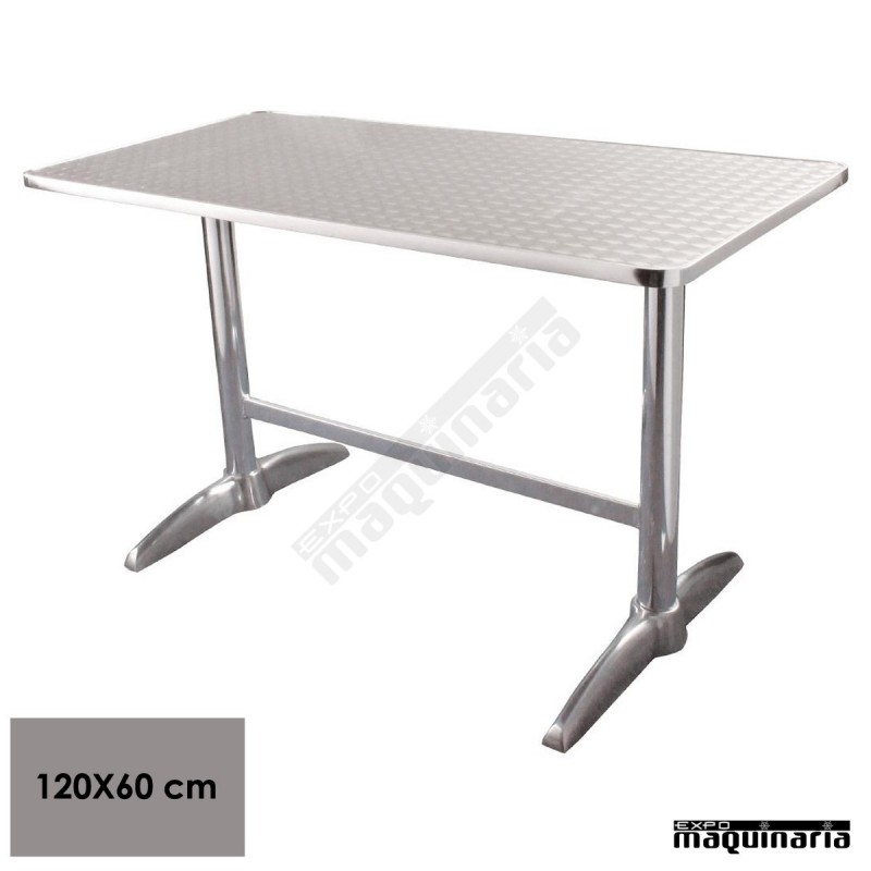 Mesa bar rectangular NIU432 INOX