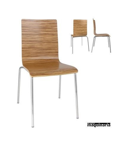 Sillas comedor minimalistas zabrano NIGR342