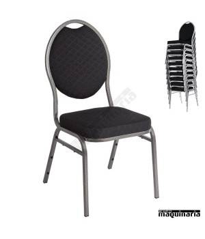 Sillas comedor tapizadas NICE142 sillas salon tapizadas ignifugo negro Sillas comedor tapizadas NICE142 sillas salon tapizadas ignifugo negro