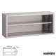 Armario de pared abierto de Inox