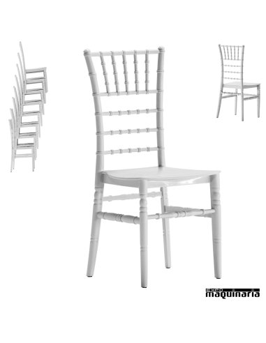 Sillas eventos blanca ZOLIGURIA