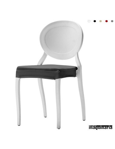 Sillas de plastico para eventos cojin ZOMEDALLIONI
