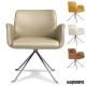 Sillon polipiel patas piramide de acero IM6618