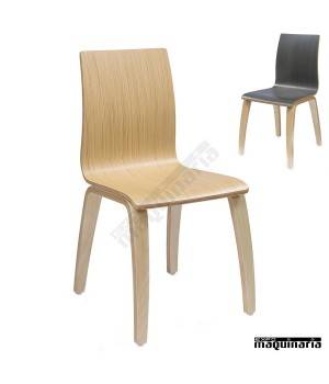 Sillas de madera IM692 para salón comedor en restaurantes o cafeterias