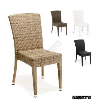 Sillas rattan sintetico - Sillas uso continuado - Expomaquinaria