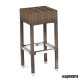 Taburete exterior de rattan cafe IM4553