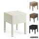 Taburete bajo de rattan IM4552