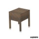 Taburete bajo de rattan cafe IM4552