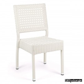 Sillas rattan respaldo decorado IM4804