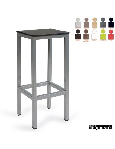 Taburete exterior compact grafito IM4561
