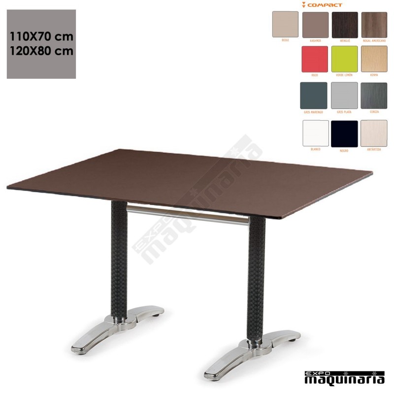 Mesa terraza rectangular compact IM9311CO