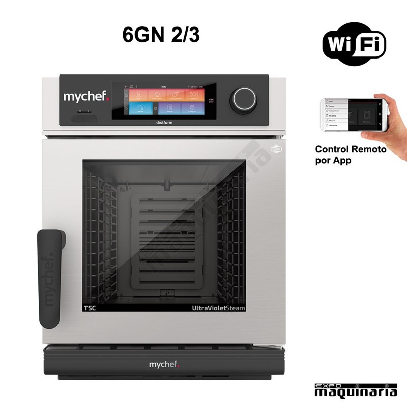 Horno profesional MyChef Evolution S6 GN2/3 mixto