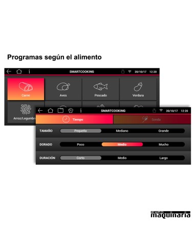 Horno para hosteleria mixto MyChef Evolution S9 GN1/1 programas