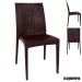 Silla apilable imitación ratán NIGR361