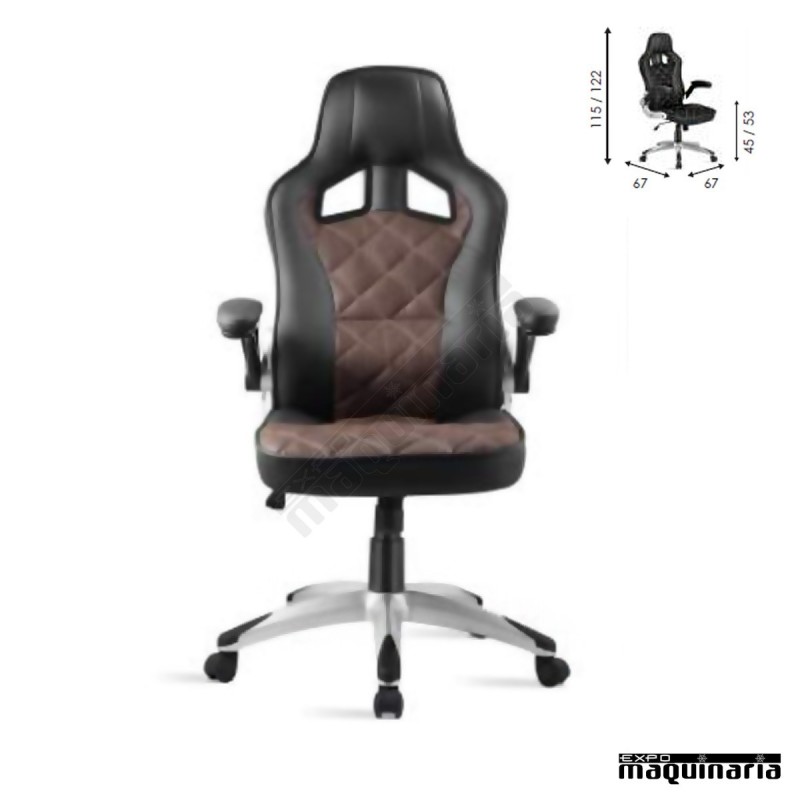 Silla de gamer CZDAYTONAM tapizada en PU