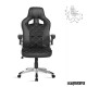 Silla de gamer CZDAYTONAN tapizada Negra