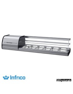 Vitrina DOBLE tapas - 6 Bandejas INFRICO VET6DP