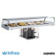 Vitrina tapas INFRICO VET7DPGR 134cm- 7 bandejas