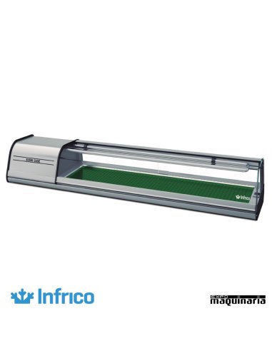 Vitrina para SUSHI INVSU4P de 127 cm. para 4 platos  izquierda