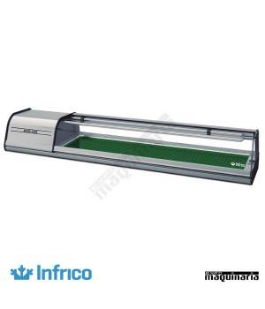 Vitrina para SUSHI INVSU6P de 162 cm. para 6 platos