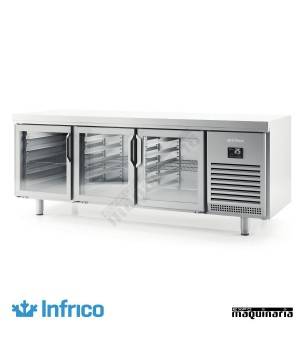 Mesa refrigerada P. cristal (196 x 60 cm) BMPP 2000 CR