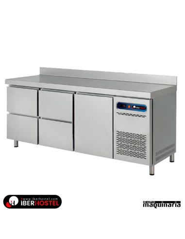 Mesa refrigerada 200x60cm 4 cajones y 1 puerta IH8013110