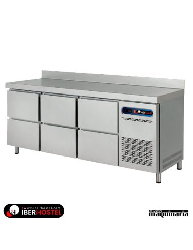 Mesa refrigerada 200x60cm 6 cajones IH8013111