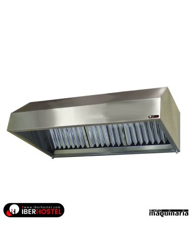 Campana extractora industrial a pared sin motor 1575mm(L)