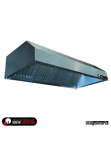 Campana extractora industrial a pared sin motor 2065mm(L) lateral