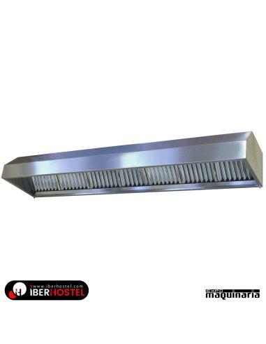 Campana extractora industrial a pared sin motor 3545mm (L)