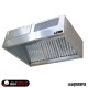 Campana industrial 1575mm(L) a pared sin motor