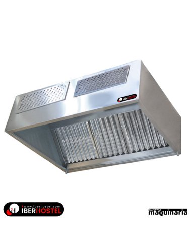 Campana industrial 1575mm(L) a pared sin motor