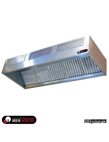 Campana industrial 2555mm(L) a pared sin motor