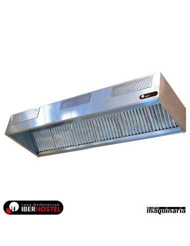 Campana industrial 3050mm(L) a pared sin motor