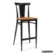 Taburete para bar asiento madera laminado IM185-M