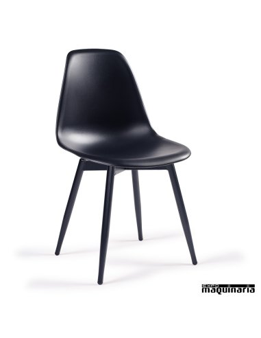 Sillas nordicas para hostelería IM189 negro