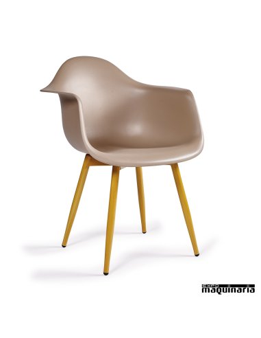 Sillon diseño estilo nordico IM289 hosteleria kashmir madera