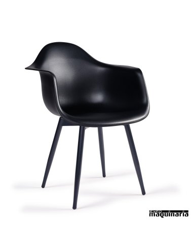 Sillon diseño estilo nordico IM289 hosteleria negro