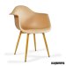 Sillon diseño estilo nordico IM289 hosteleria toffee madera