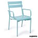 Sillones exterior de aluminio celeste IM4423