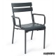 Sillones exterior de aluminio grafito IM4423