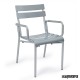 Sillones exterior de aluminio gris IM4423