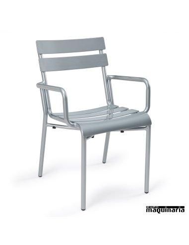 Sillones exterior de aluminio gris IM4423