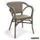 Sillon rattan dos colores IM3091 marron