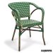 Sillon rattan dos colores IM3091 verde