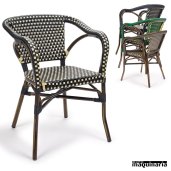 Sillon rattan dos colores IM3091