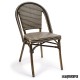 Sillas rattan dos colores IM8028 marron