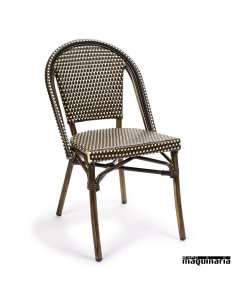 Sillas rattan dos colores IM8028 2