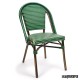 Sillas rattan dos colores IM8028 verde